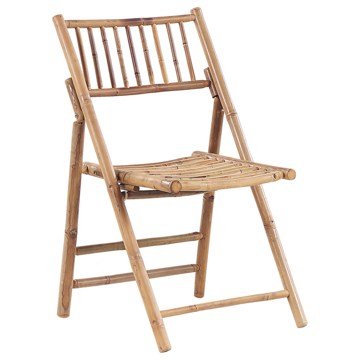 Beliani-SAVELLETRI-Bistroset voor 2-Lichte houtkleur-Bamboehout