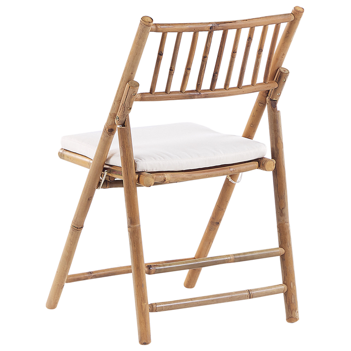 Beliani-SAVELLETRI-Bistroset voor 2-Lichte houtkleur-Bamboehout