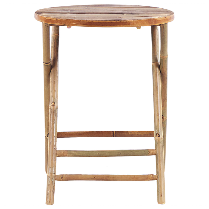 Beliani-SAVELLETRI-Bistroset voor 2-Lichte houtkleur-Bamboehout