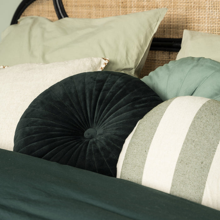 KAAT Amsterdam Mandarin Sierkussen Ø 40 cm - Donkergroen