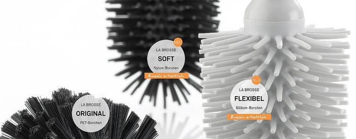 La Brosse Toiletborstel - Los - Siliconen - Grijs - Kela