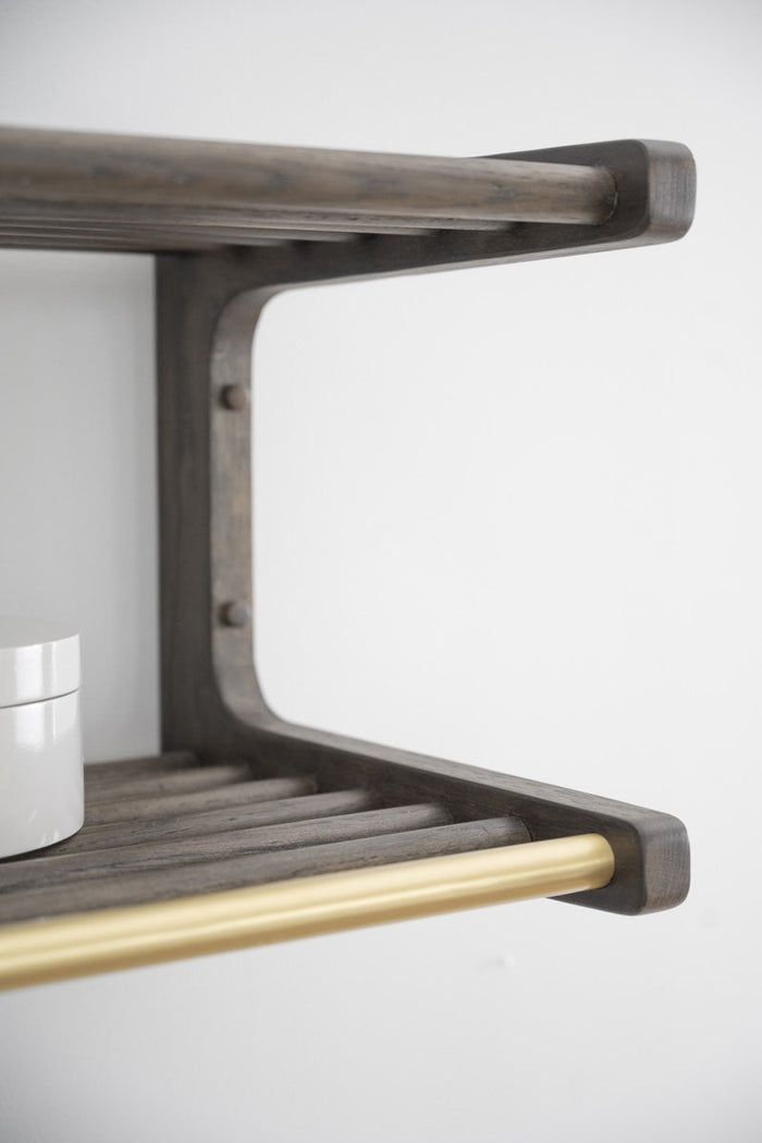 Rowico Home Inverness houten kapstok donker eiken - 80 x 28 cm