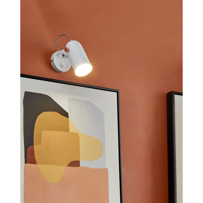 Beliani - TYRIA - Wandlamp set van 2 - Wit - Metaal