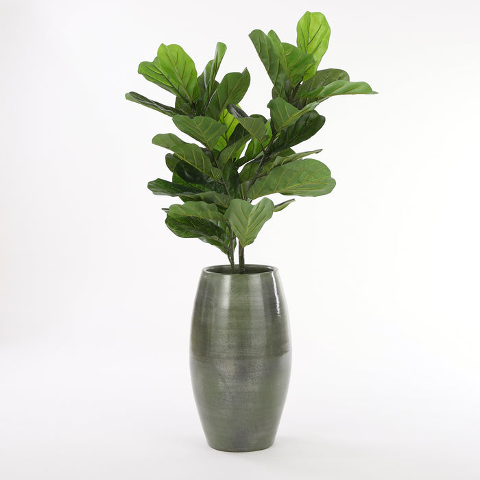 Mica Decorations Lester Vaas H50 x Ø30 cm Groen