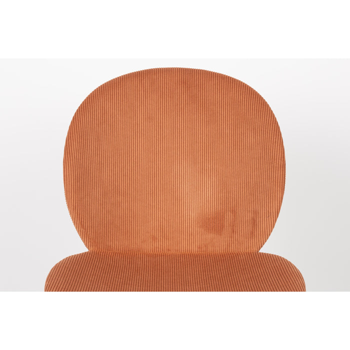 Zuiver Bonnet Chair Terracotta  - Set van 2
