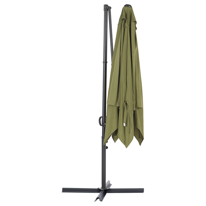 Beliani - MONZA II - Zweefparasol - Groen - Polyester