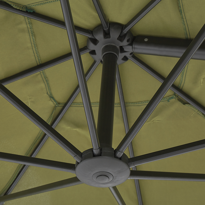 Beliani - MONZA II - Zweefparasol - Groen - Polyester