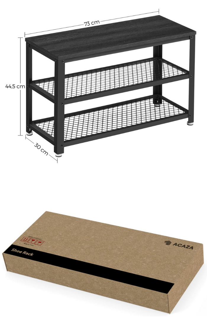 ACAZA Schoenenrek Zwart