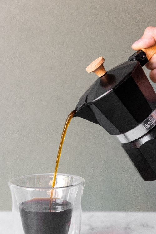 Espresso Maker, 3 Kopjes, Aluminium, Zwart - La Cafetière | Venice