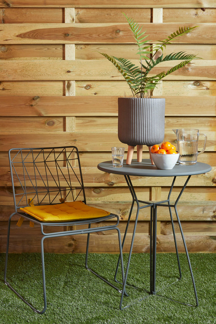 Mica Decorations Bueno Tuintafel Grijs