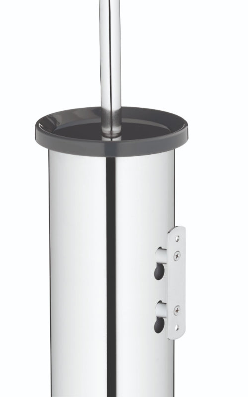 Alor Toiletborstel met Wandbevestiging - Laag - Donker Grijs - Kela