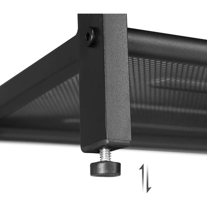 Schoenenrek - industriële look - 80x44x30 cm - vintage bruin