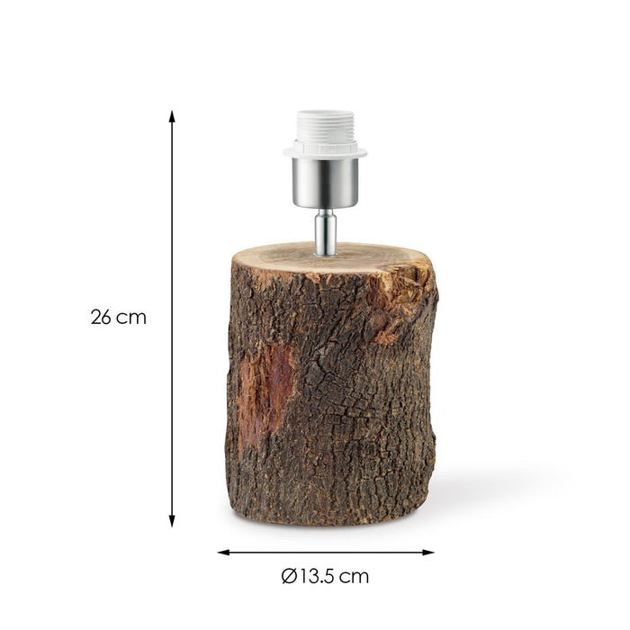 Home Sweet Home tafellamp voet Treetrunk 13.5|13.5|26cm - natuurlijk