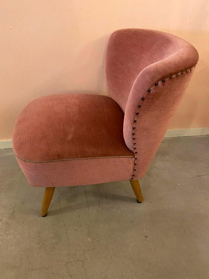 Reliving Vintage Stoel Roze Cocktail Fauteuil