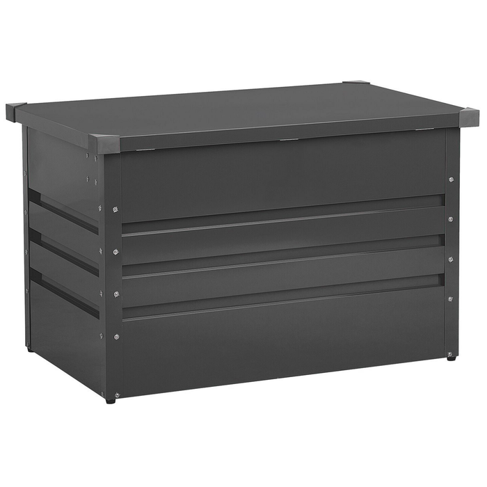 Beliani - CEBROSA S - Kussenbox - Grafietgrijs - Staal