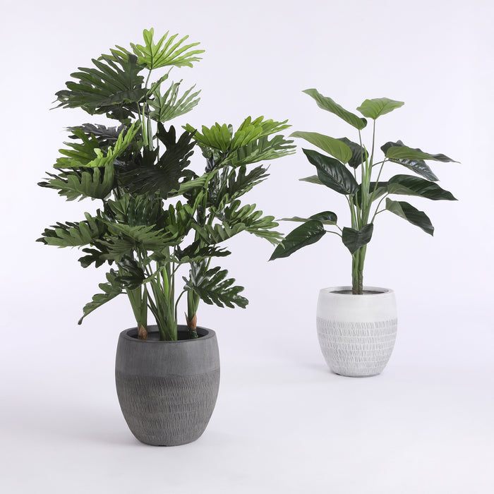 Mica Decorations Philodendron Kunstplant - H100x Ø70 cm - Groen