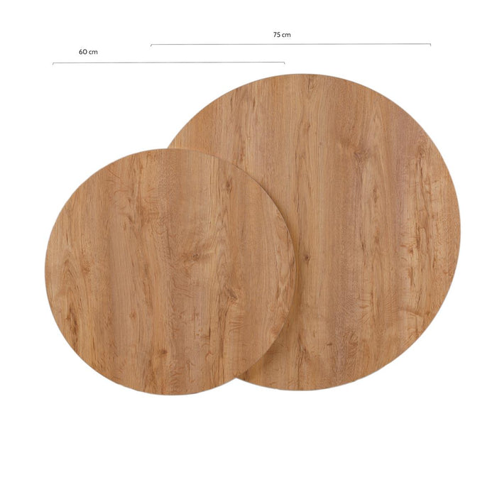 Ronde salontafel set Kiev XL 75 cm