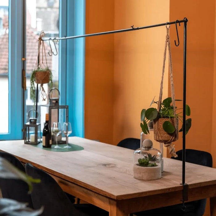 Esschert Design Decoratieve tafelstang Zwart