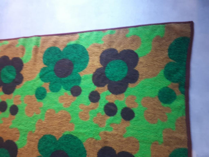 Reliving *70'S Vintage Deken Dralon Deken Retro Deken Funky