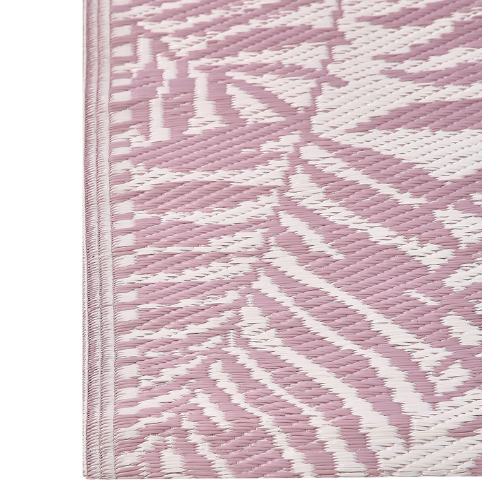 Beliani - KOTA - Outdoor kleed - Roze - 120 x 180 cm - Polypropyleen