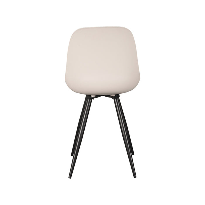 LABEL51 - Eetkamerstoel Monza - Zand PP - Zwart Metaal