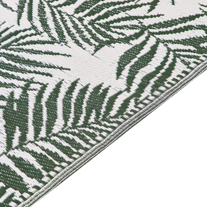 Beliani-KOTA-Outdoor kleed-Donkergroen-120 x 180 cm-Polypropyleen