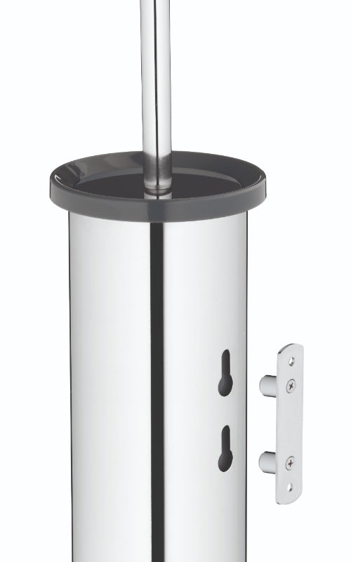 Alor Toiletborstel met Wandbevestiging - Laag - Grijs - Kela
