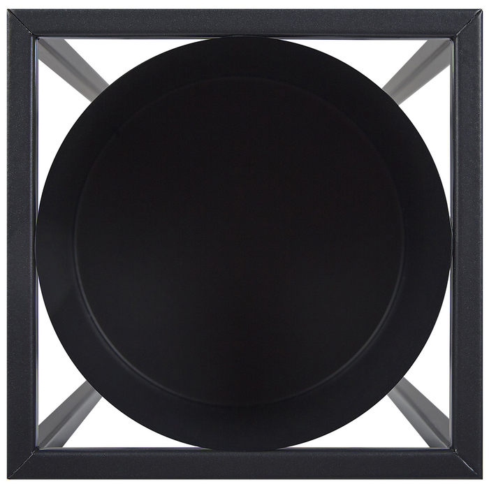 Beliani - IDRA - Bloempot - Zwart - 15 cm - IJzer