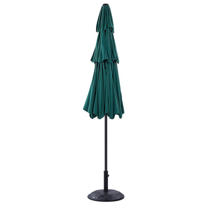 Beliani - BIBIONE - Parasol - Groen - 270 cm - Polyester
