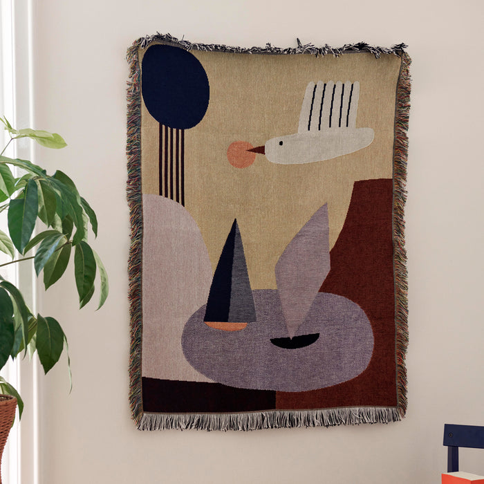 Ferm Living Bird Wandkleed - H 110 x B 80 cm