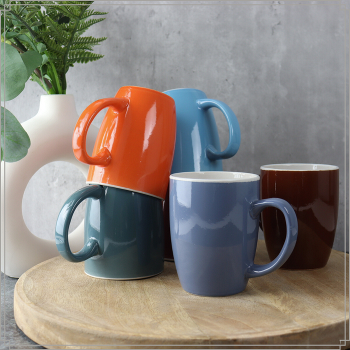 OTIX Theemokken Koffiemok Koffietassen 6 stuks Diverse kleuren 300...