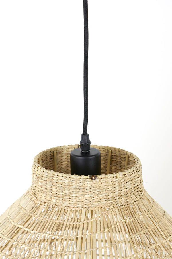 Light & Living Light&living Hanglamp Ø45x30 cm LATIKA zeegras naturel