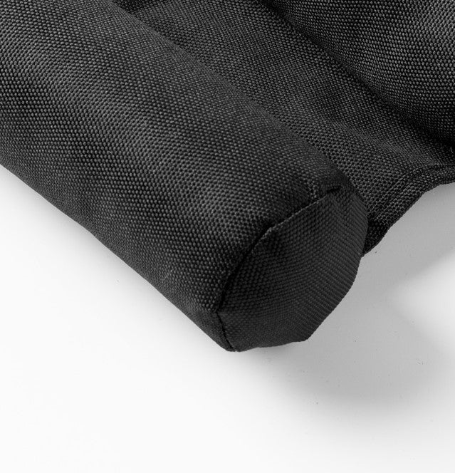 Dutch Decor Tochtrol - TITO - dubbele tochtstopper - 80x16x5 cm zwart