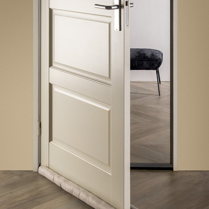 Dutch Decor Tochtrol - TITO - dubbele tochtstopper - 80x16x5 cm beige