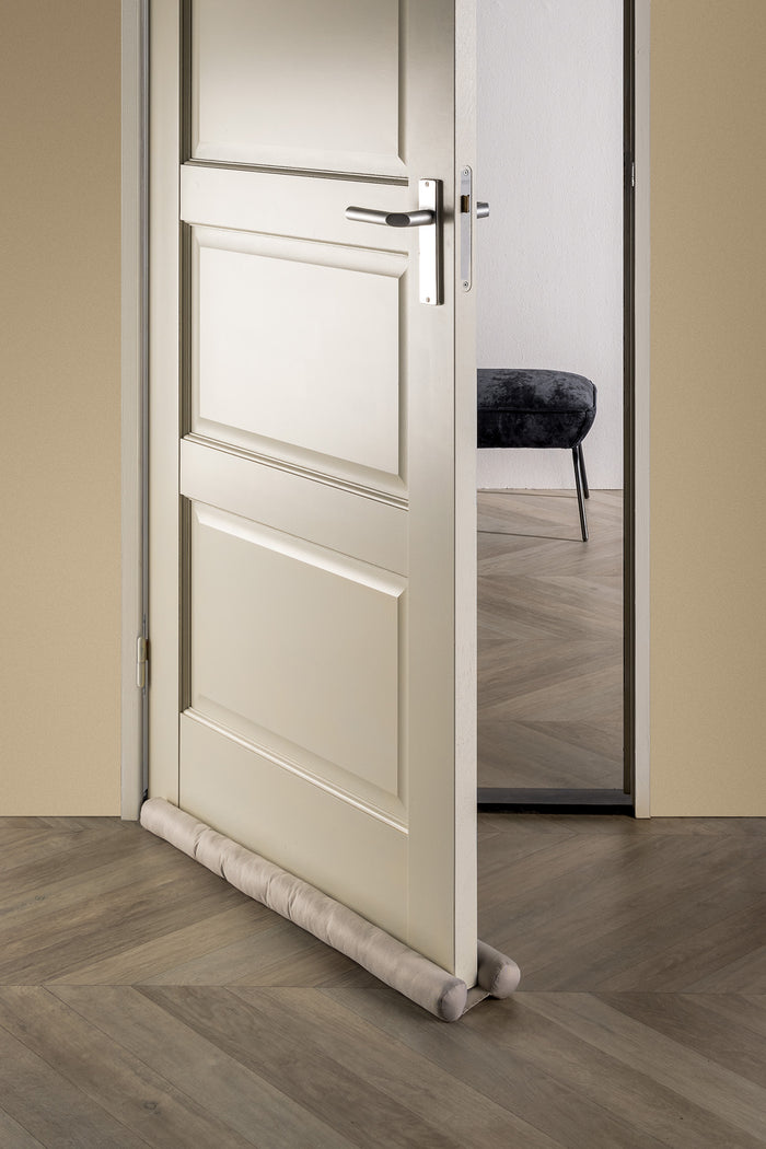 Dutch Decor Tochtrol - TITO - dubbele tochtstopper - 80x16x5 cm beige