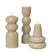Ferm Living Torno Kaarsen - 3 st. - Zand