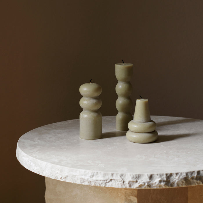 Ferm Living Torno Kaarsen - 3 st. - Zand