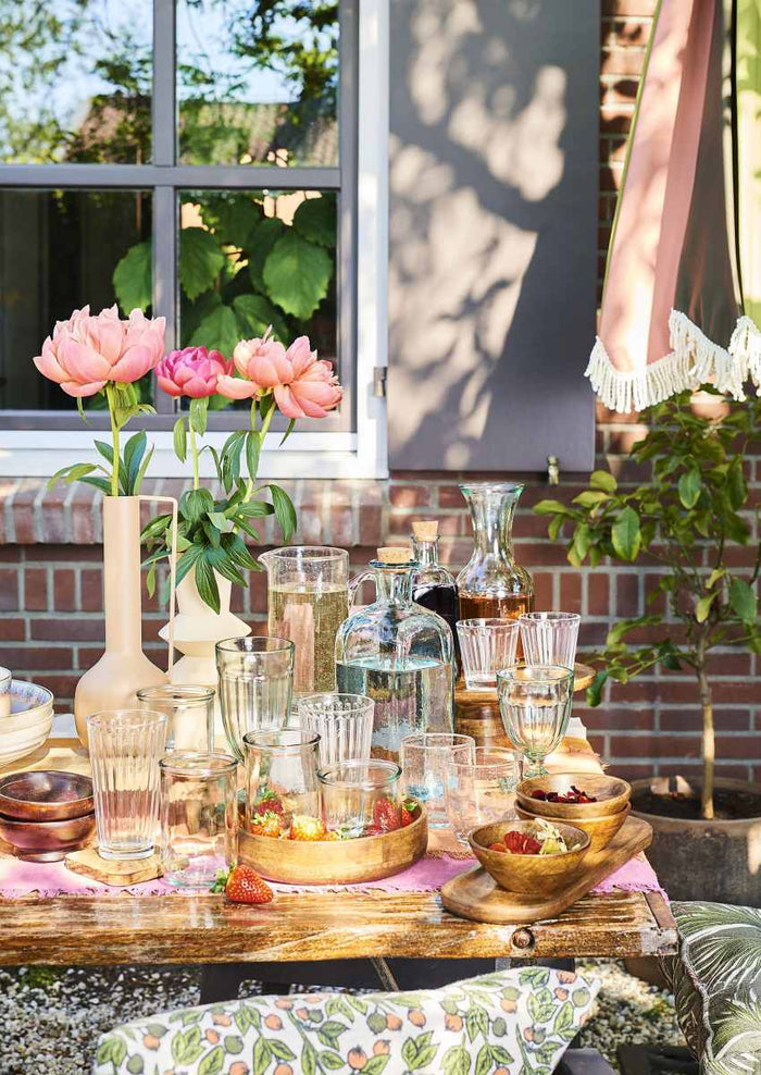 Mica Decorations Tomar Schaaltjes en Dienblad - Lichtbruin