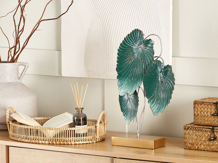 Beliani - SODIUM - Decofiguur - Blauwgroen - IJzer