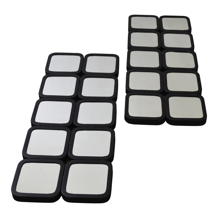 LOFT42 Spiegel Dory - Wandspiegel - Zwart - Metaal - 100x80