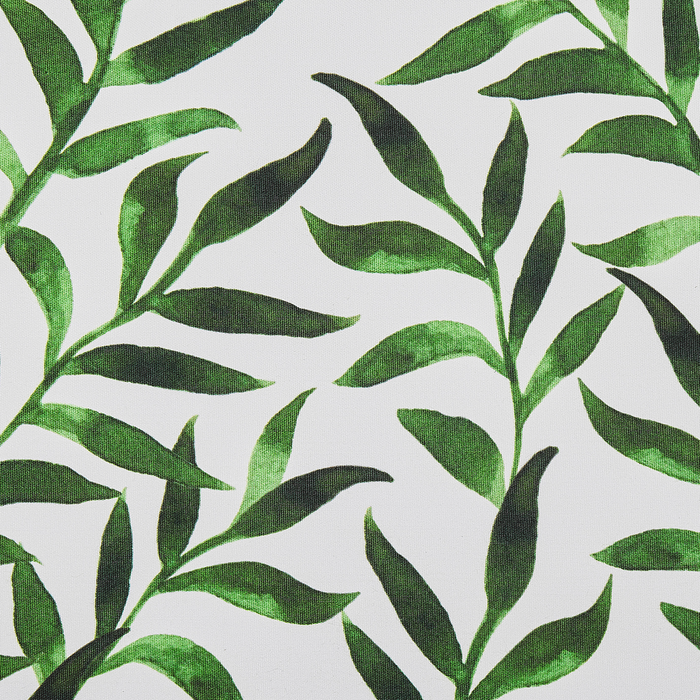 Beliani - CINE - Ligstoel doek set van 2 - Groen Blad - Polyester