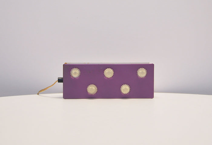 Reliving Paarse Space Age Wandlamp