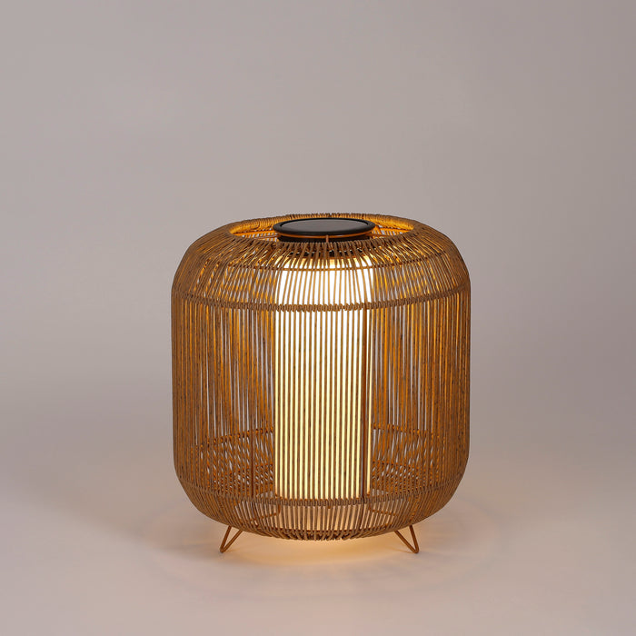 Luca Lighting Colwood Lantaarn Solar - H30 x Ø30 cm - Bruin