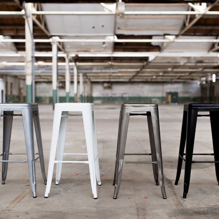 Legend Metalen barkruk zwart - 77 cm