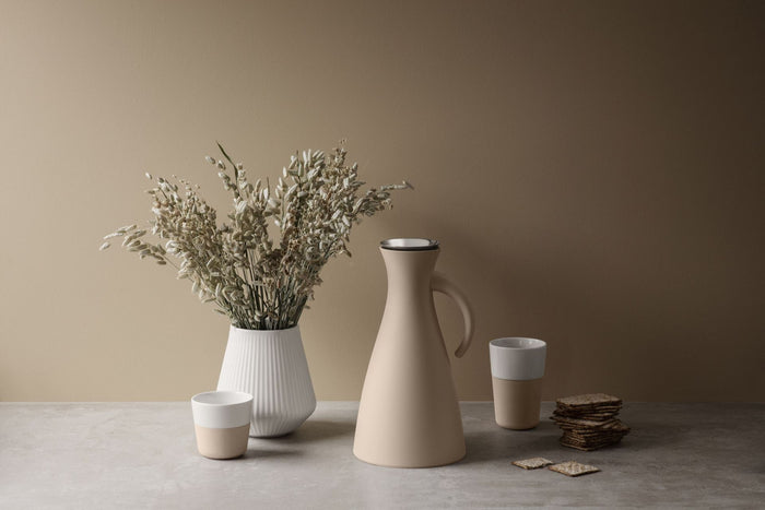 Eva Solo - Vacuüm Thermoskan, 1 L, Soft Beige - Eva Solo