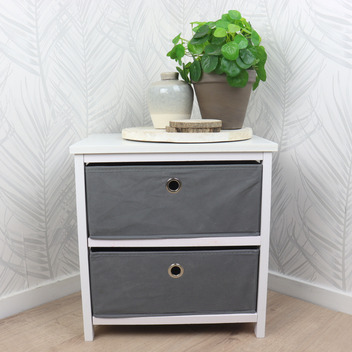 Orange85 Ladekast 2 lades Lage Kast Opbergkast Speelgoed Nachtkastj...