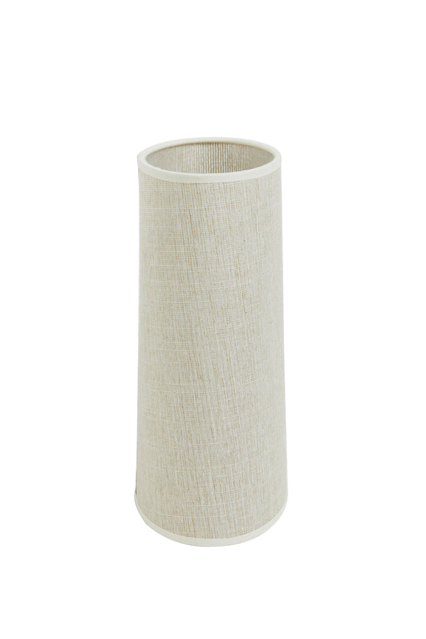 Light&living Kap ellips smal hoog 25-21-28 cm BRESKA parel wit