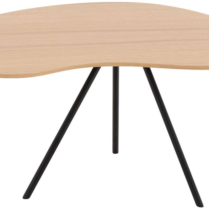 Goossens Salontafel Zyan in Eiken fineer  blank