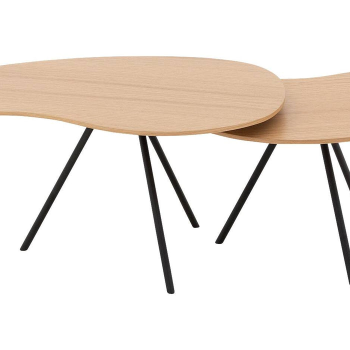 Goossens Salontafel Zyan in Eiken fineer  blank