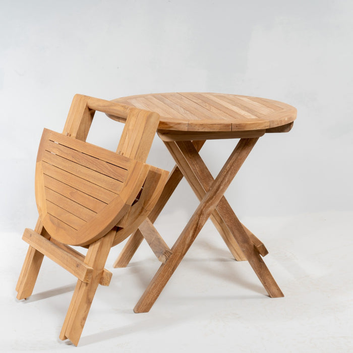 Teakea Teak Tuin klaptafeltje Rondo 50